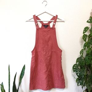 Adorable Pink Overall Dress